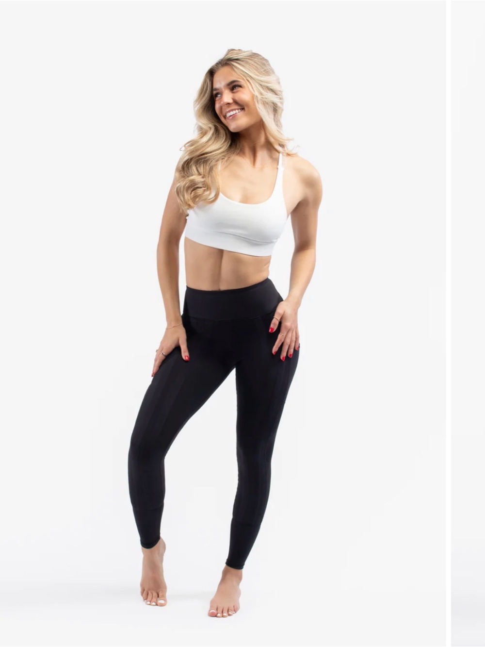 Sweetflexx Women's Black Leggings - Size 6